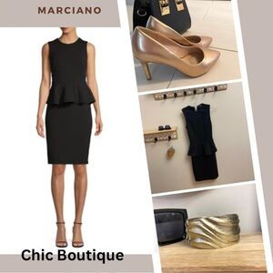 2. Marciano Guess peplum dress S